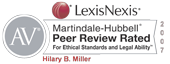 LexisNexis Martindale-Hubbell Peer Review Rated for Ethical Standards and Legal Ability